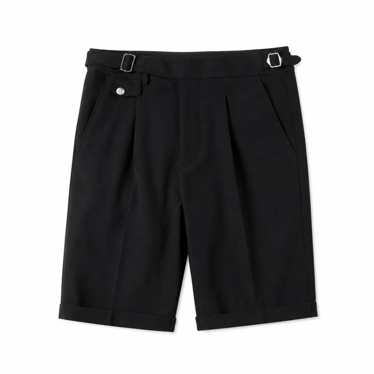 Valdore Elegante Bermuda-Shorts mit Falten