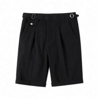 Valdore Elegante Bermuda-Shorts mit Falten