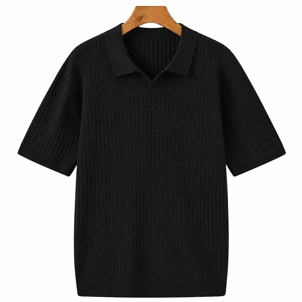 Colton Premium Polo mit Rippenstruktur