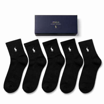 5er-Pack RL Baumwollsocken-Box
